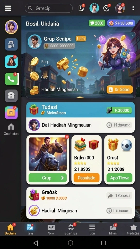 77rp - Ragam tantangan yang tersedia membuat permainan semakin seru.
