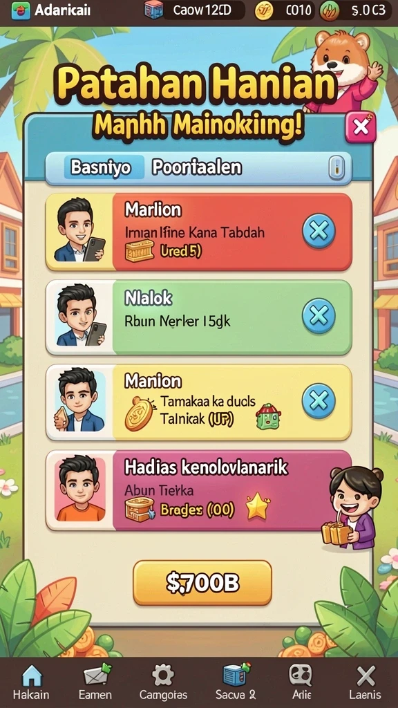 pp7 - Tampilan grafis yang menarik dan penuh warna.