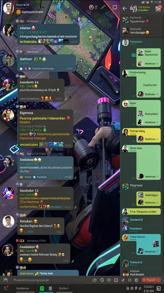 qqstar - Gambaran gameplay yang kompetitif dan menarik.